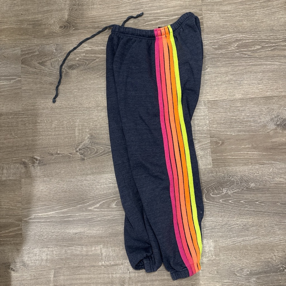 Rainbow Stripe Joggers